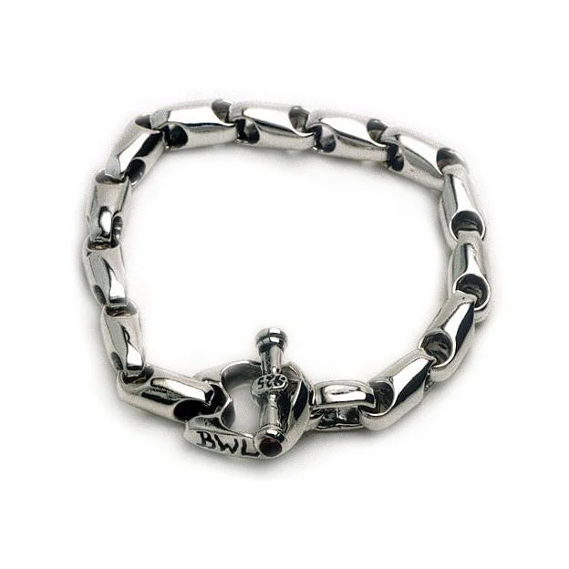 cute charm bracelet for girls-Mid Smooth Bracelet