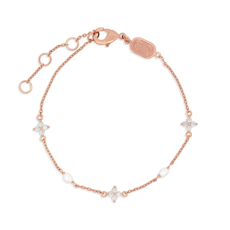 best friendship bracelet set-Rose Gold Felicia Bracelet