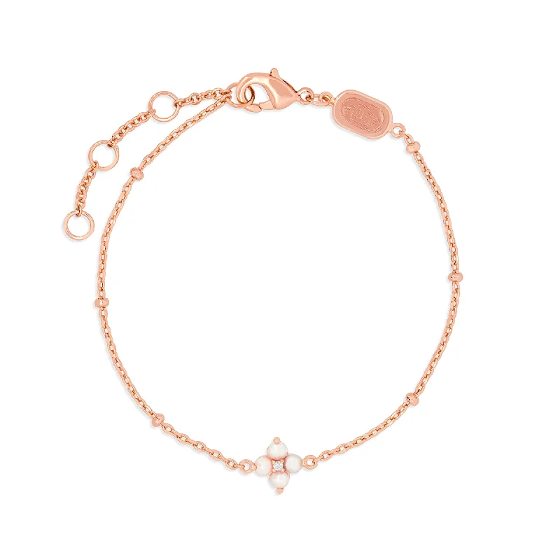 chic personalized bracelet-Rose Gold Sheena Bracelet