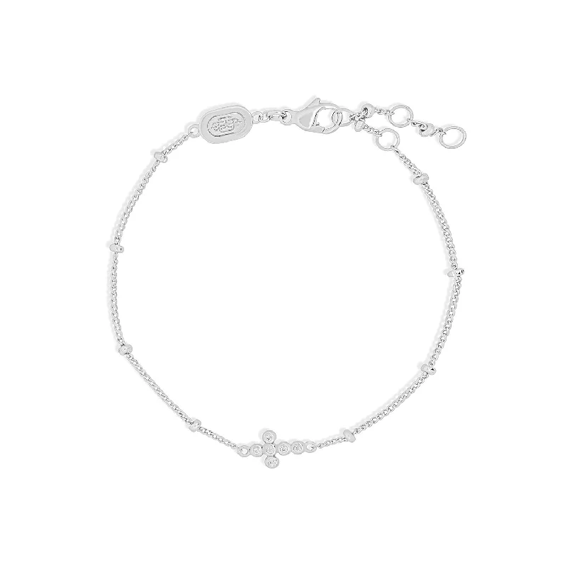 bracelet with meaningful charms for women-Silver Faith Bracelet