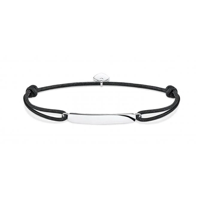 men’s leather bracelet with metal clasp-Thomas Sabo Little Secrets Engravable Bracelet LS056-173-11-L22v