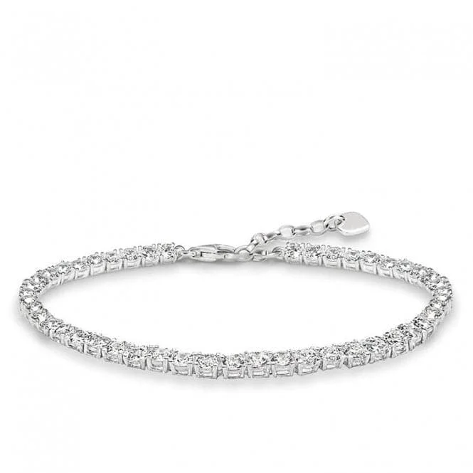 custom engraved cuff bracelet-Thomas Sabo Glam And Soul Tennis Bracelet A1484-051-14