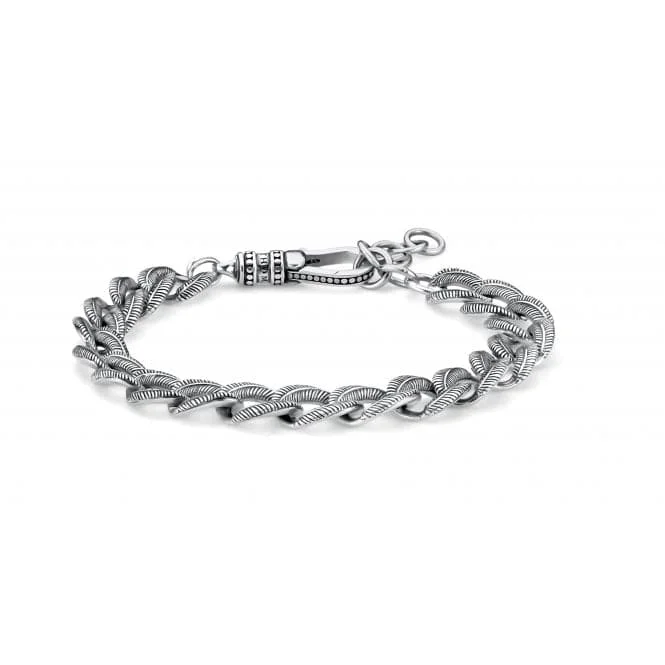 chic gemstone bracelet for women-Thomas Sabo Rebel Iconic Chain Bracelet A1793-637-21-L19v