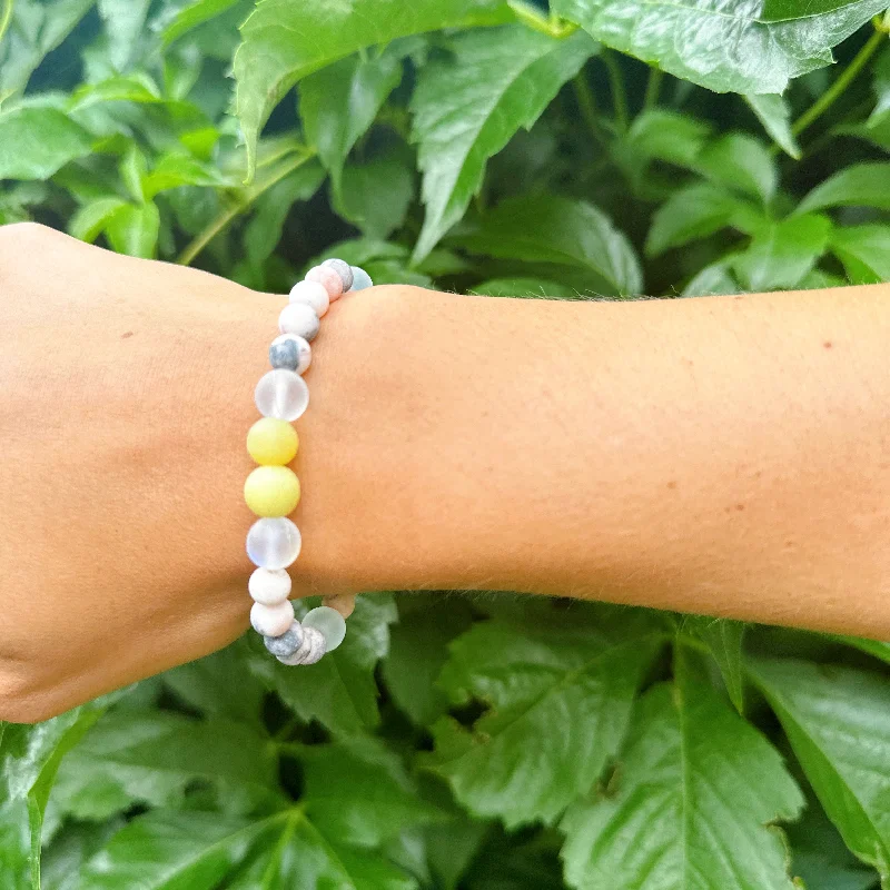 adjustable pearl bracelet-Yellow Jade Companion Bracelet LTD Edition