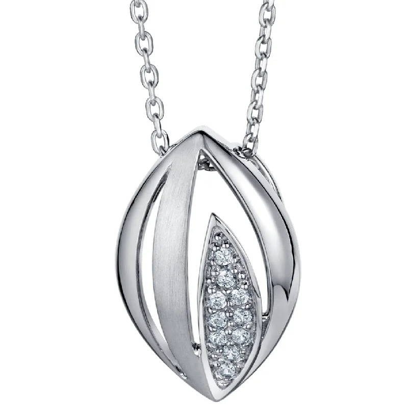 modern silver necklace for men -Sterling Silver Blooming Pod Pendant, Adjustable Chain