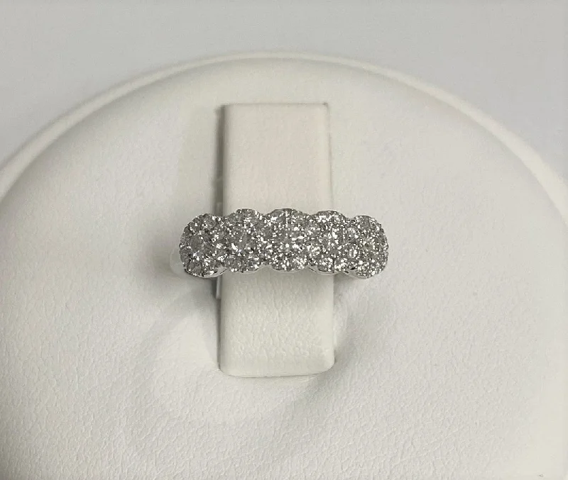 platinum wedding rings with diamonds-14kt White Gold Diamond Fashion Ring