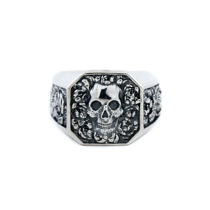 platinum rings for men with diamonds-"Garden of Eden"