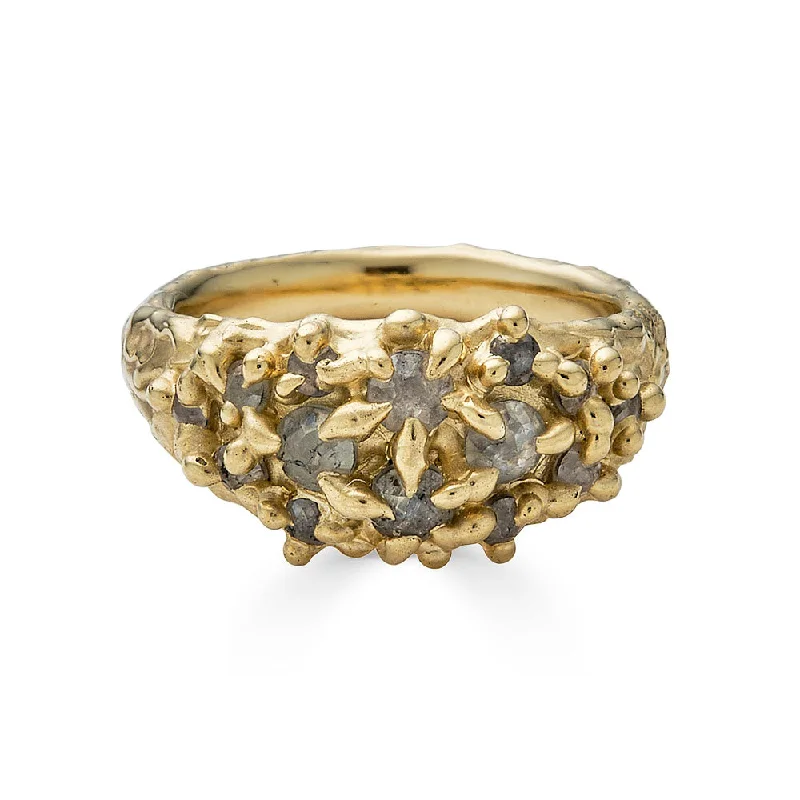 men’s gold rings for wedding-Harmonia Diamond Ring