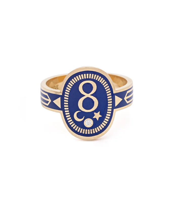 silver rings for men with diamonds-Karma : Cigar Band