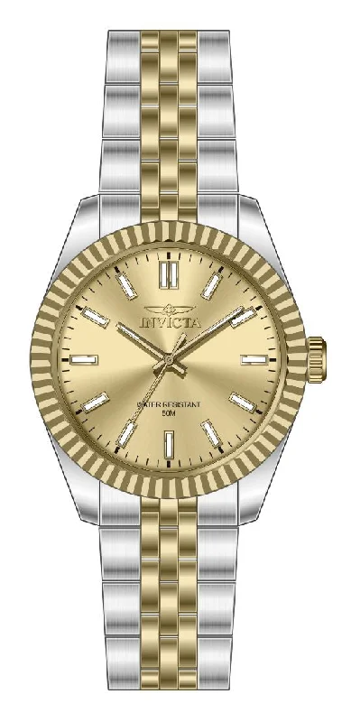 classic analog wristwatches for men with minimal design -Band For Invicta Specialty  Lady 47503