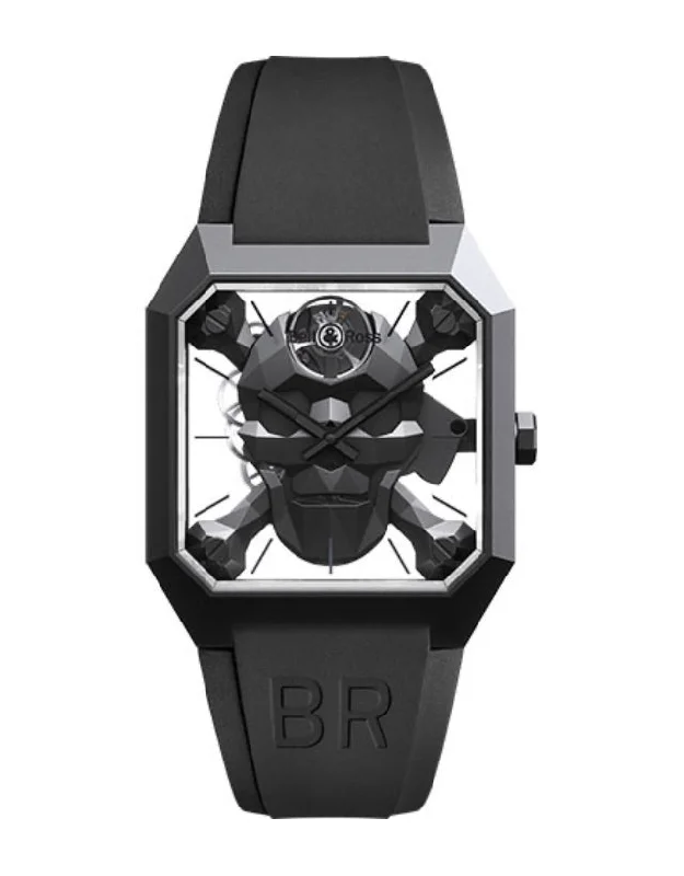 women's watches with adjustable leather straps -Bell & Ross Instruments Cyber Skull Men's Watch