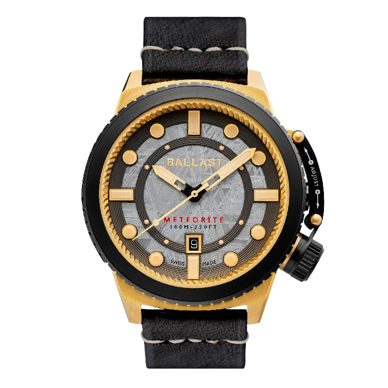 high-end men's watches with minimalist design -METEORITE ROSE