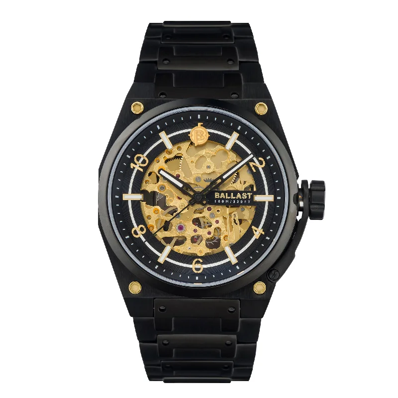 women's watches with large faces and bold dials -CAVIAR BLACK