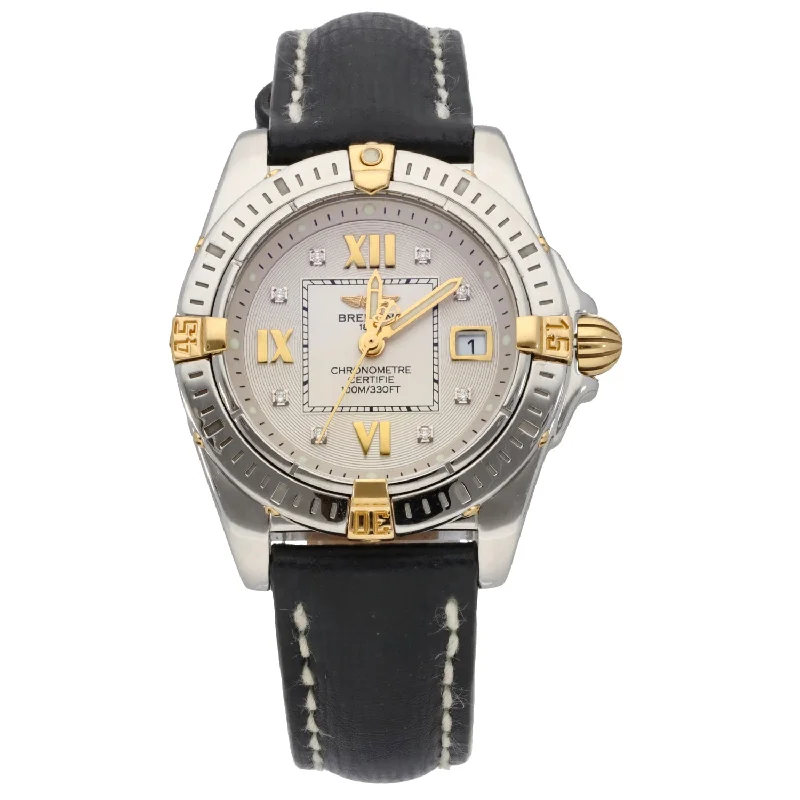 automatic watches for men with moonphase feature -Breitling Cockpit B71356 31mm Stainless Steel Watch