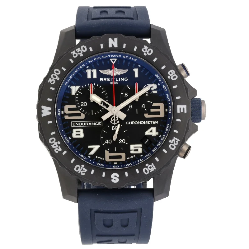 watches with silicone straps for sports -Breitling Endurance Pro X82310 44mm Breitlight Watch