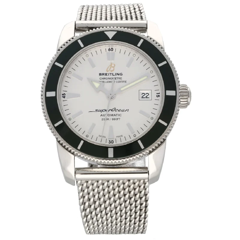 watches for women with small face -Breitling Superocean Heritage A17321 41mm Stainless Steel Watch