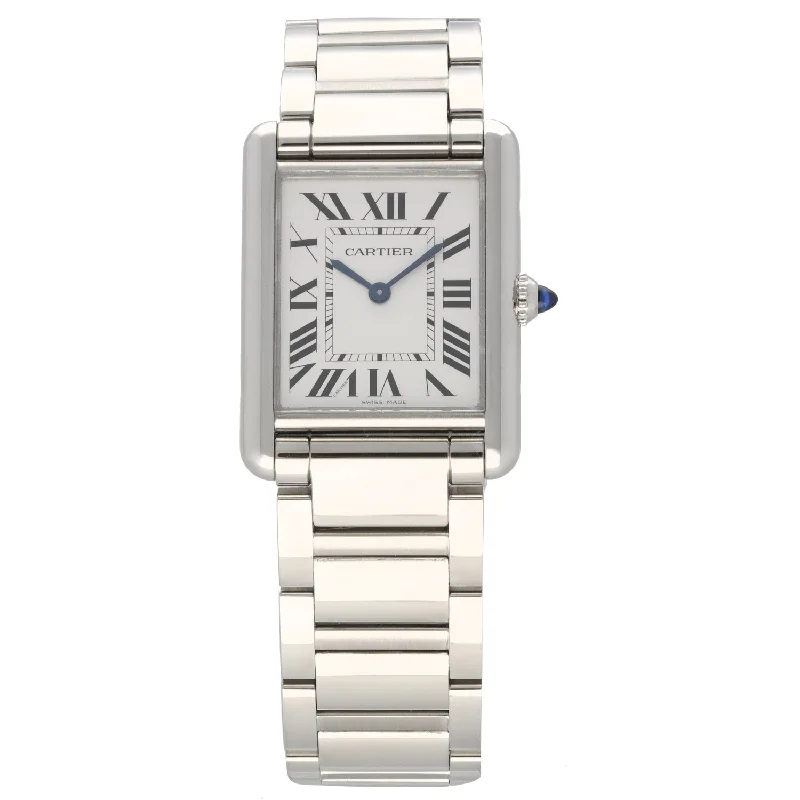 affordable sports watches with waterproof features -Cartier Tank Must WSTA0052 25.5mm Stainless Steel Watch