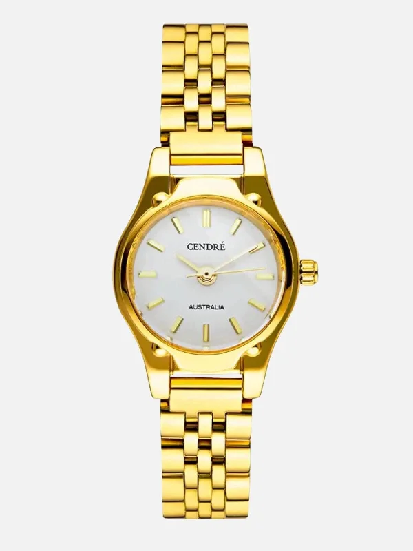 watches for women with diamond inlay -Isobel Watch - White