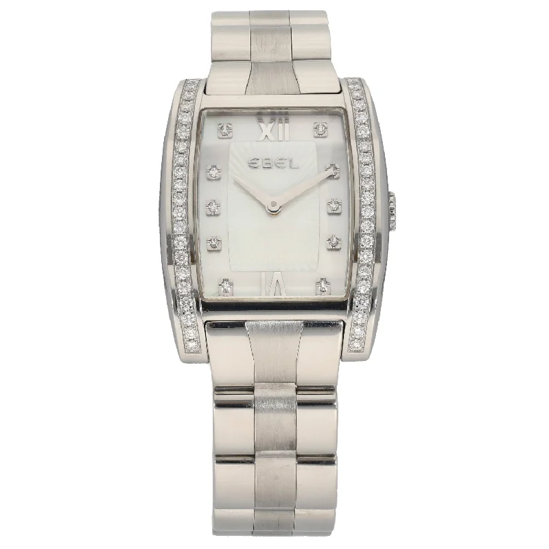 classic wristwatches for women with gold finish -Ebel Tarawa 28mm Stainless Steel Watch