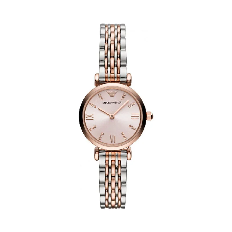 classic wristwatches for women with gold finish -Emporio Armani AR11223 Women Watch