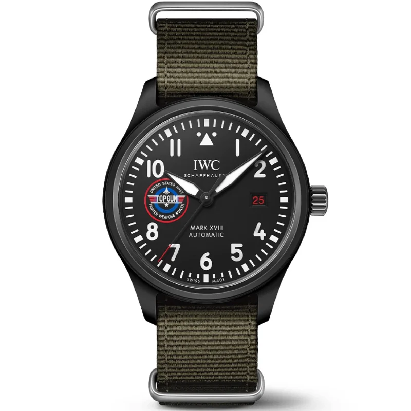 smartwatches for Android users with fitness features -IWC Pilot MARK XVIII Top Gun EDITION “SFTI” – IW324712 – 41mm