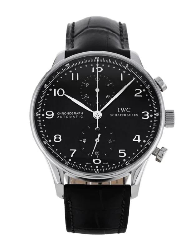 best watches for men with large faces -IWC Portuguese Automatic Chronograph Mens Watch