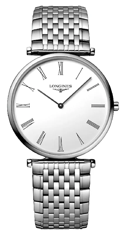 best smartwatches for tracking sleep -Longines La Grande Classique Stainless Steel White Dial Quartz Womens Watch L4.709.4.21.6