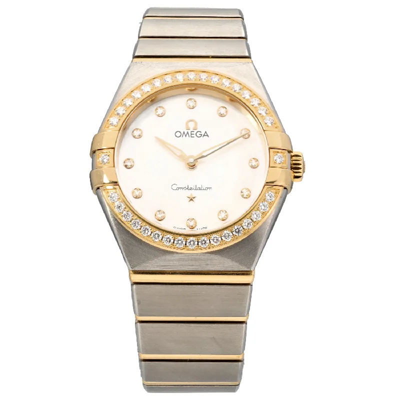 luxury watches for men with simple design -Omega Constellation 131.25.28.60.55.002 28mm Bi-Colour Watch