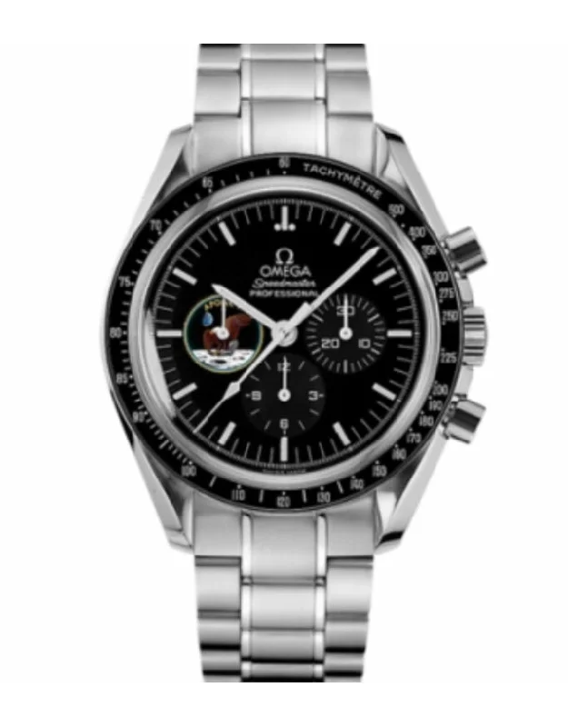 solar-powered watches with modern features -Omega Speedmaster Professional Missions Apollo 11 Mens Watch