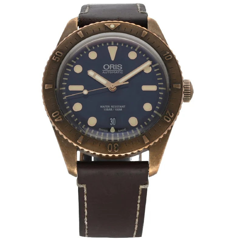 best watches with chronograph features for racing -Oris Carl Brashear 7720-31 42mm Bronze Watch