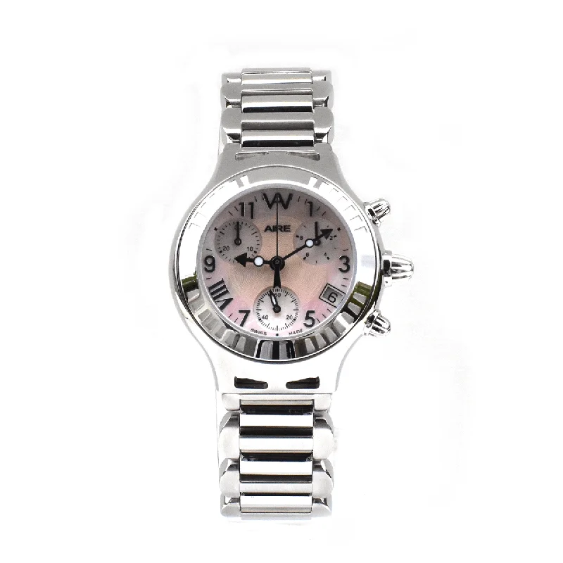 watches for women with transparent dials -Women’s Watch - Aire Parlay Chronograph Swiss Made Quartz Caliber Women's Watch