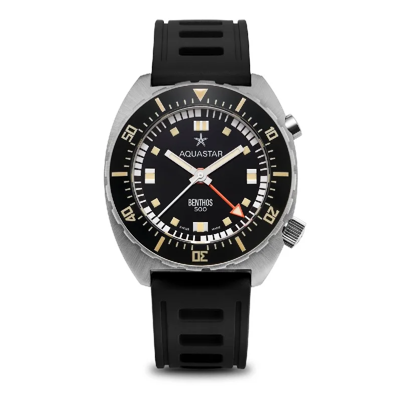 waterproof watches for scuba diving -Aquastar Benthos 500 II Founder's Edition Chronograph