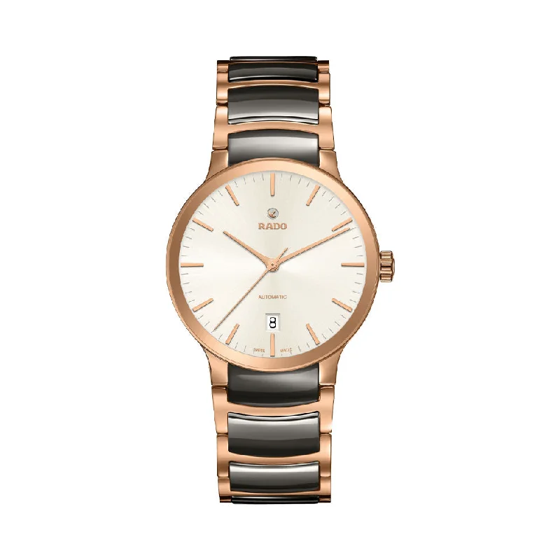 watches for men with bold, oversized faces -Rado Centrix Automatic R30036022 Men Watch