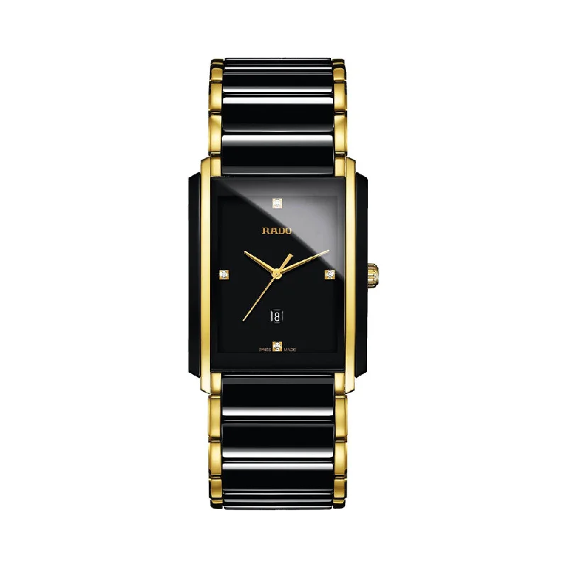 fashion watches with unique patterns -Rado Integral Diamonds R20204712 Men Watch