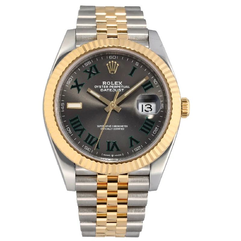 watches with chronograph and date features -Rolex Datejust 126333 41mm Bi-Colour Watch