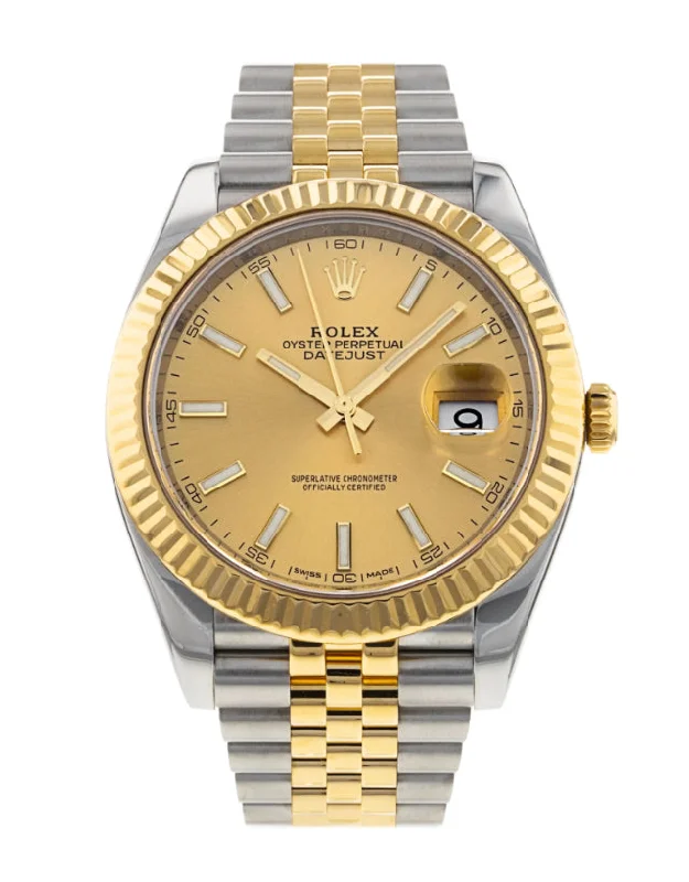 top-rated watches for men with ceramic bands -Rolex Datejust 41 Mens Watch