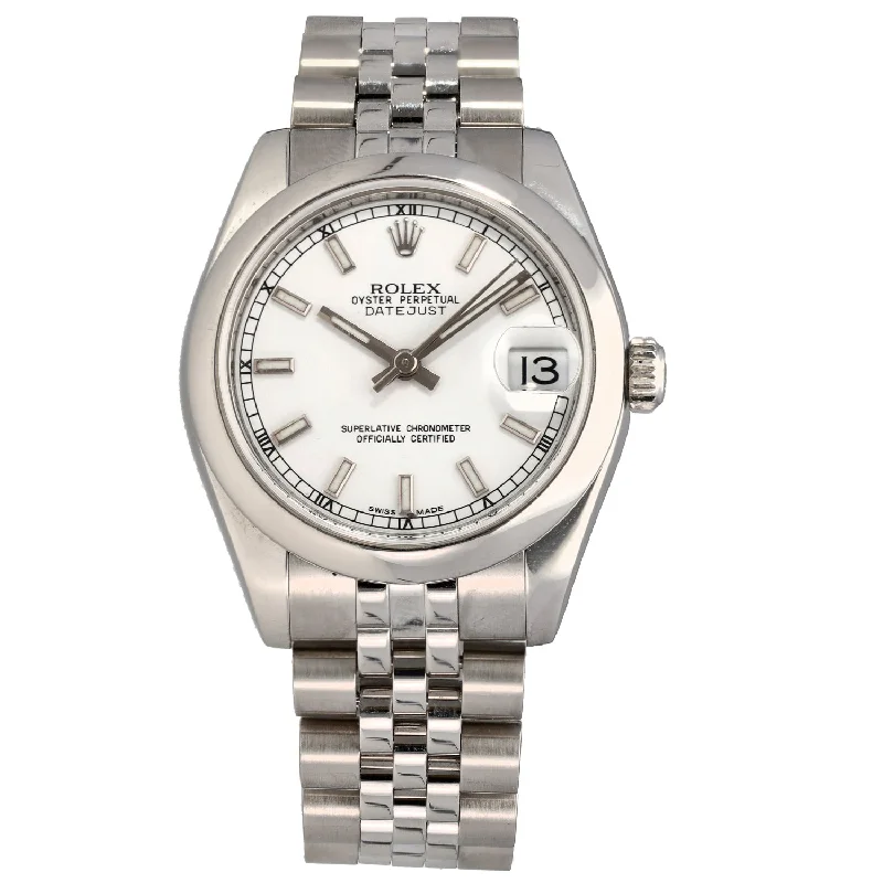 solar-powered luxury watches for women -Rolex Lady Datejust 178240 31mm Stainless Steel Watch