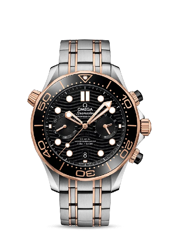 top-rated smartwatches for fitness enthusiasts -OMEGA Seamaster Diver 300M Co‑Axial Master Chronometer Chronograph 44 mm