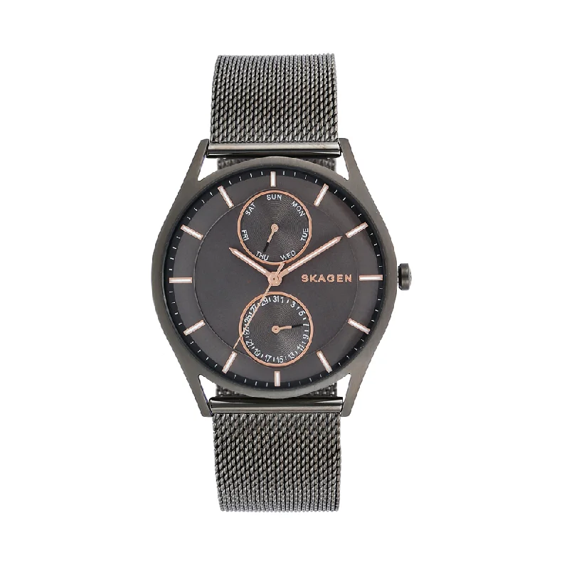 watches for women with transparent dials -Skagen SKW6180 Holst Grey Watch For Men