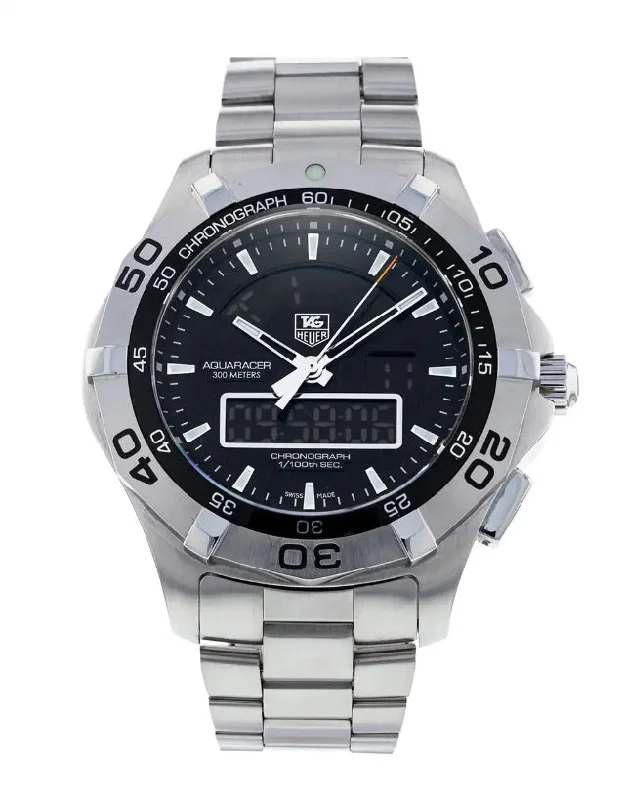 high-end men's watches with minimalist design -Tag Heuer Aquaracer Chronotimer Men's Watch