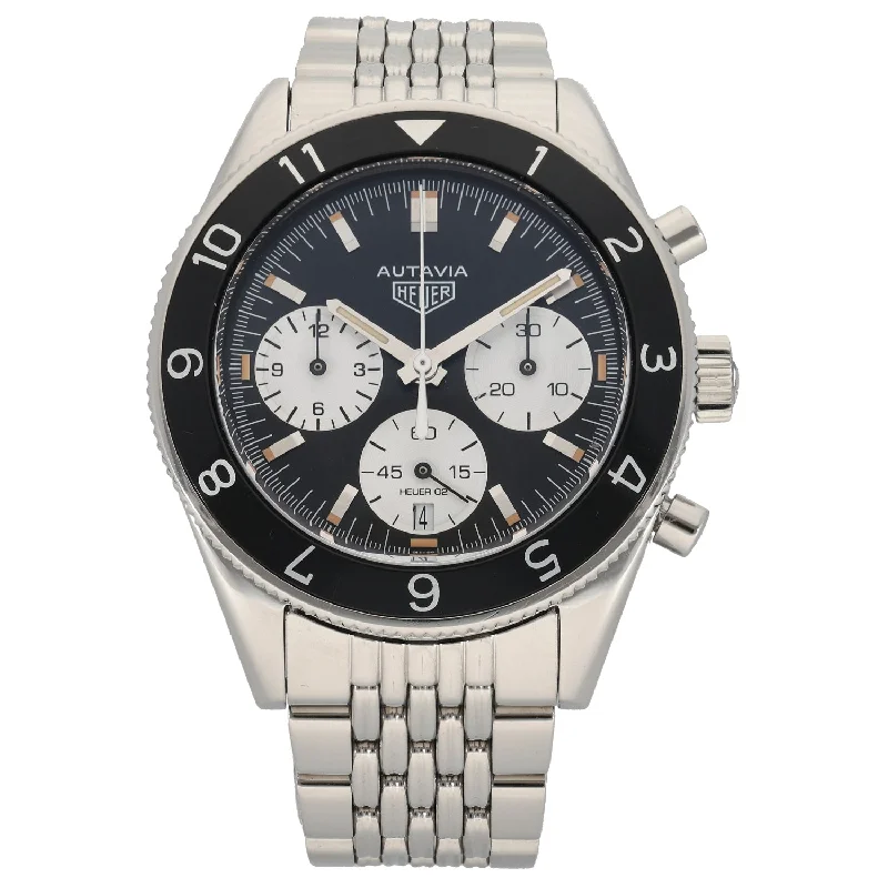 men's luxury watches with sophisticated designs -Tag Heuer Classic Autavia CBE2110 42mm Stainless Steel Watch