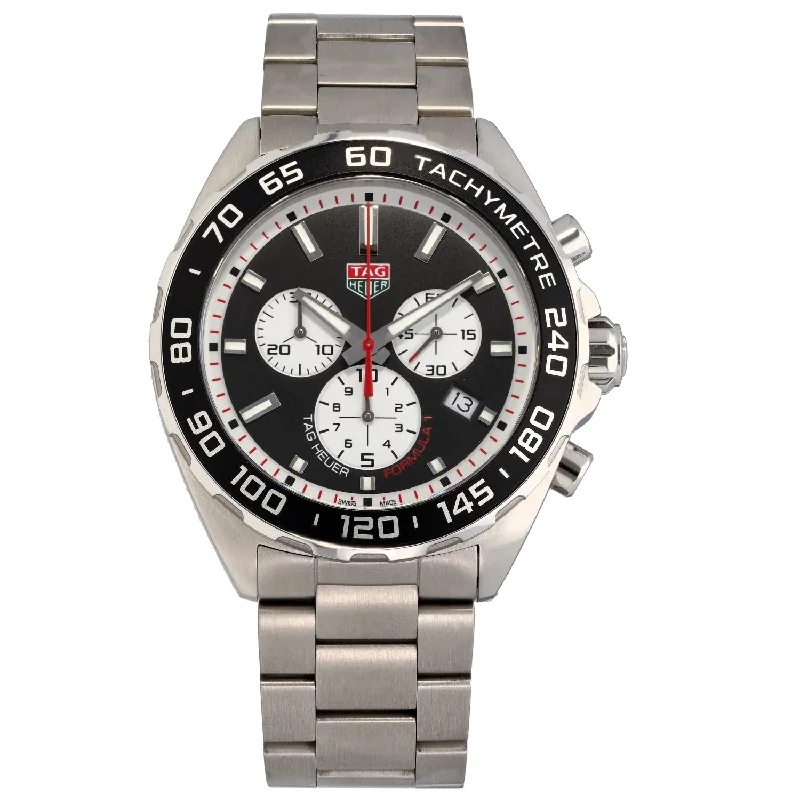 women's watches with unique dial designs -Tag Heuer Formula 1 CAZ101E 43mm Stainless Steel Watch