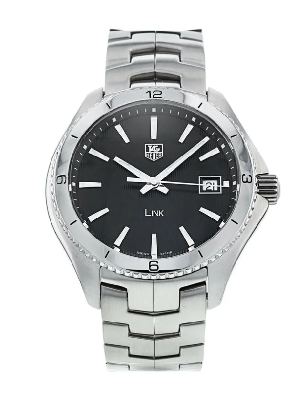 watches for men with green straps -Tag Heuer Link Men's Watch