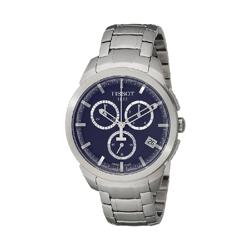 smartwatches for Android users with fitness features -Tissot T0694174404100 Chronograph Sport Blue Dial Men's Watch