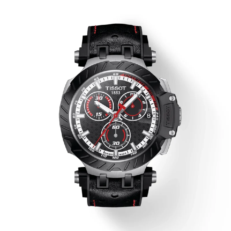 vintage-style watches with modern design -TISSOT T1154172705101 T-Race MotoGP Chronograph Limited Edition Men's Watch