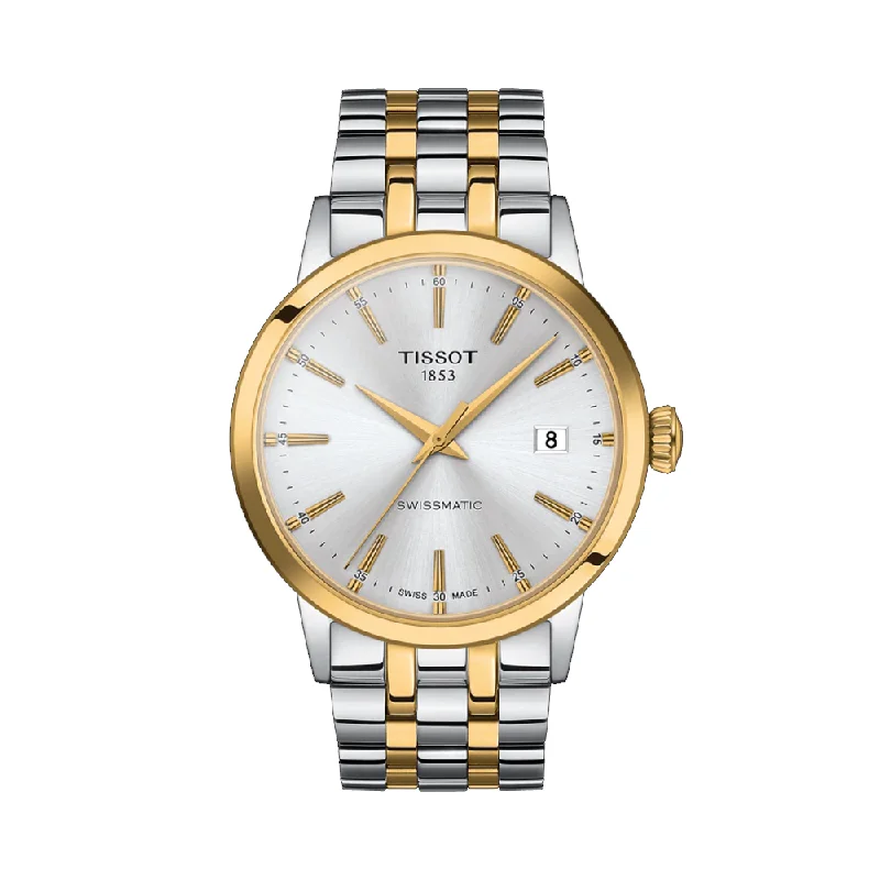 solar-powered luxury watches for women -TISSOT T1294072203101 CLASSIC DREAM SWISSMATIC Men's Watch