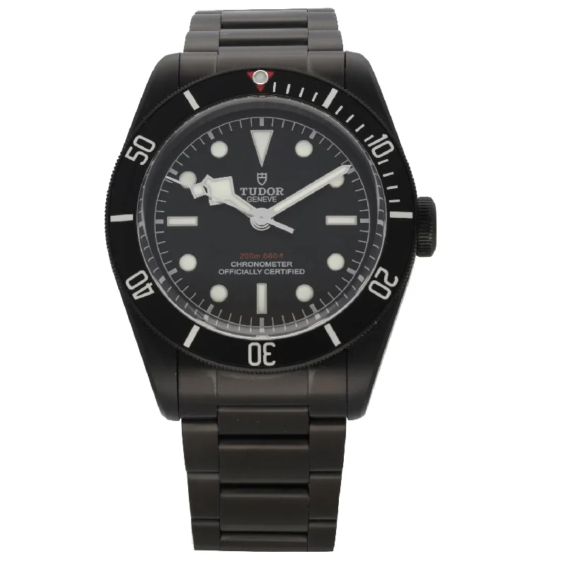 premium dive watches with automatic movement -Tudor Black Bay Dark 79230DK 41mm PVD Stainless Steel Watch