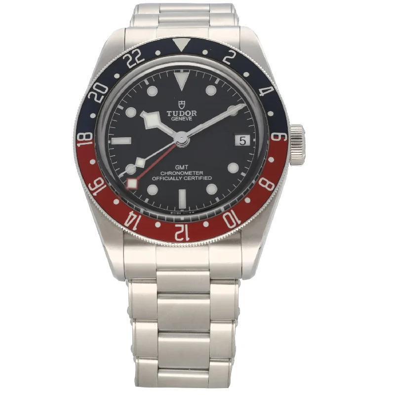 best waterproof watches for outdoor adventures -Tudor Black Bay GMT 79830 41mm Stainless Steel Watch