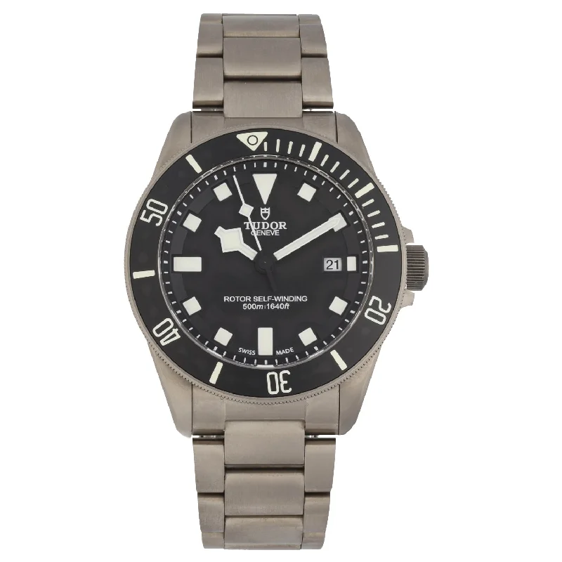 watches with automatic movement for men -Tudor Pelagos 25500T 41mm Titanium Watch