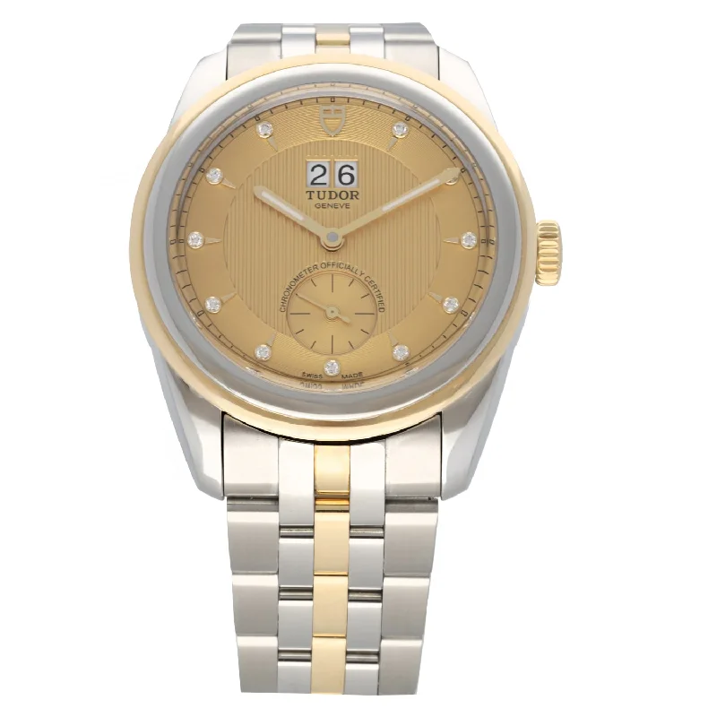 women's luxury watches with precious stones -Tudor Prince Date 57103 42mm Bi-Colour Watch